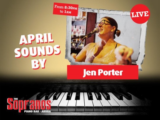 Experience Jen Porter Live at Sopranos Piano Bar This April!